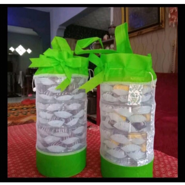 Tas Toples kue kering 4 Susun/Tas Hampers Lebaran/Tas Toples Kombinasi/Tas Kue Kering/Tas Toples Sus