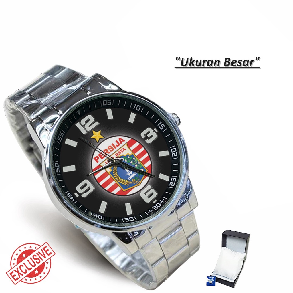 Jam Tangan Rantai Couple PERSIJA - 3 (Keren)