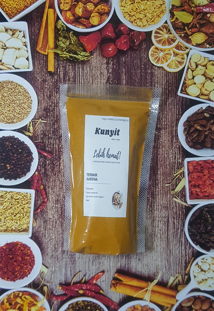 

Kunyit Bubuk Premium 90gr | Tanpa Campuran | Grade Terbaik