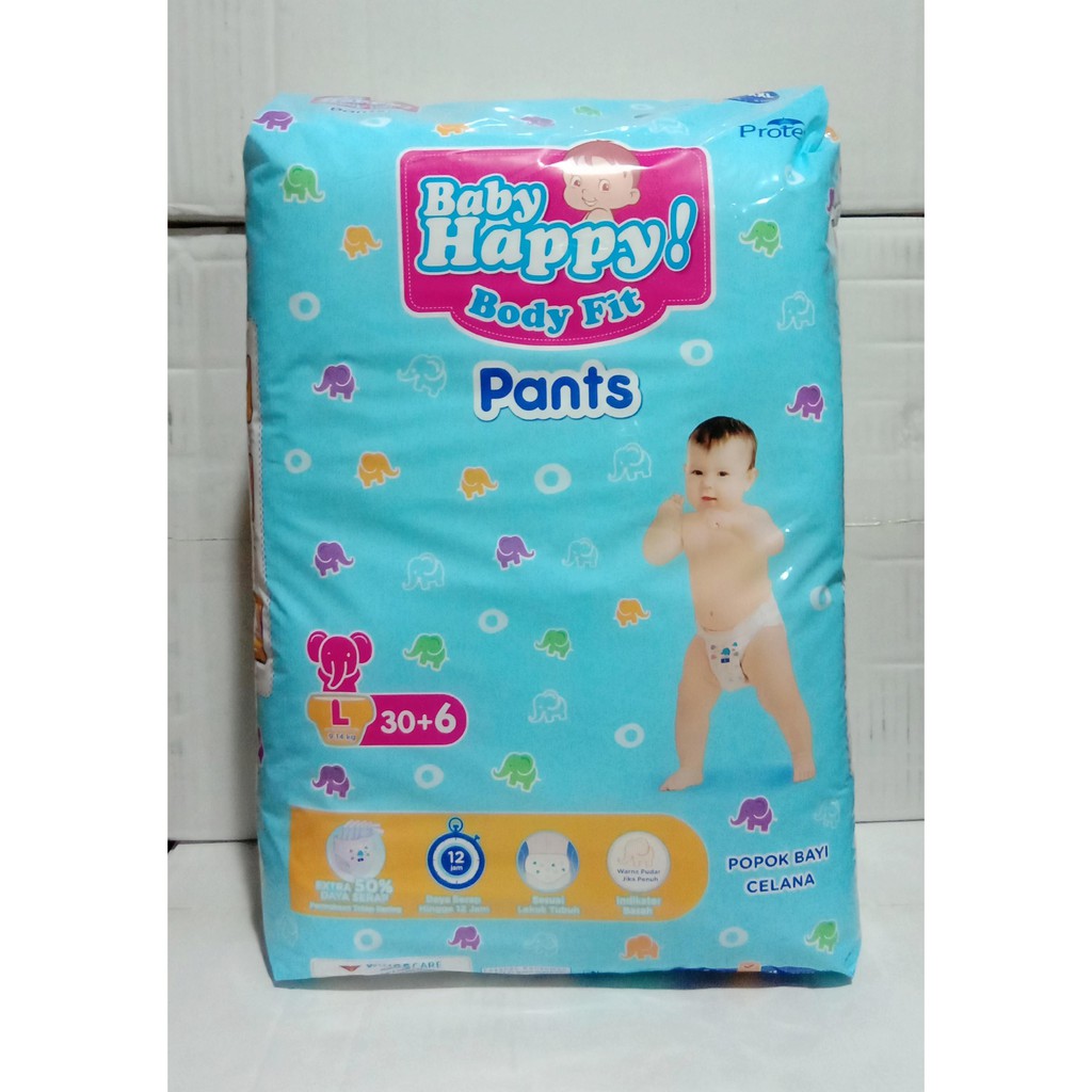 Baby happy pants M 34 L30 XL26 popok bayi pempers pempes celana