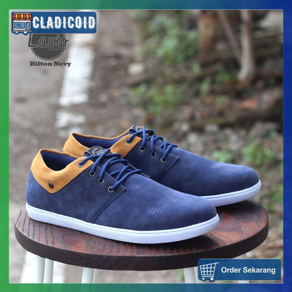 Sepatu Sneakers Casual Pria Keren Original TerlarisHilton Sepatu Santai, Nongkrong, Jalan, Anak Muda