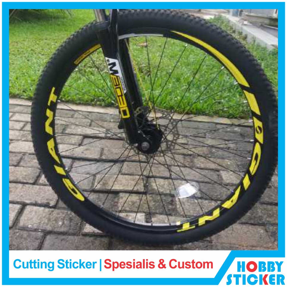 Stiker Rim Giant Sticker Rims 26 27.5 29 700c Decal Custom