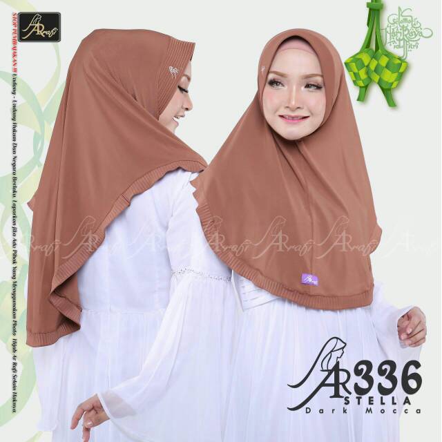 AR 336 | HIJAB ARRAFI | JILBAB PLISKET | BERGO CANTIK