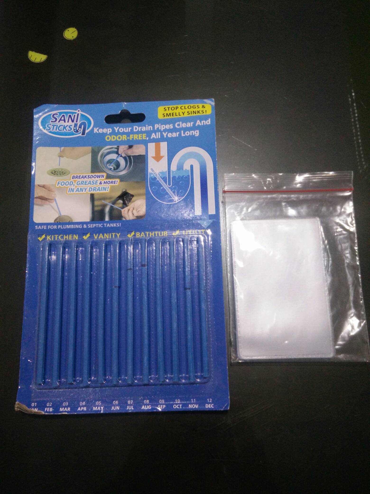 Sani Stick Pembersih Saluran Air Anti Tersumbat Stik Bersih Pipa Bau Cleaner Deodorizer Saluran Unik