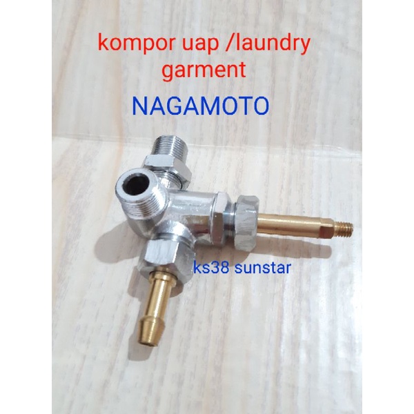 kran uap cabang otomatis nagamoto kompor uap boiler