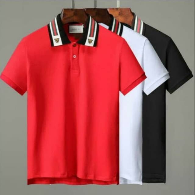 Kaos Berkerah Gucci Premium Quality