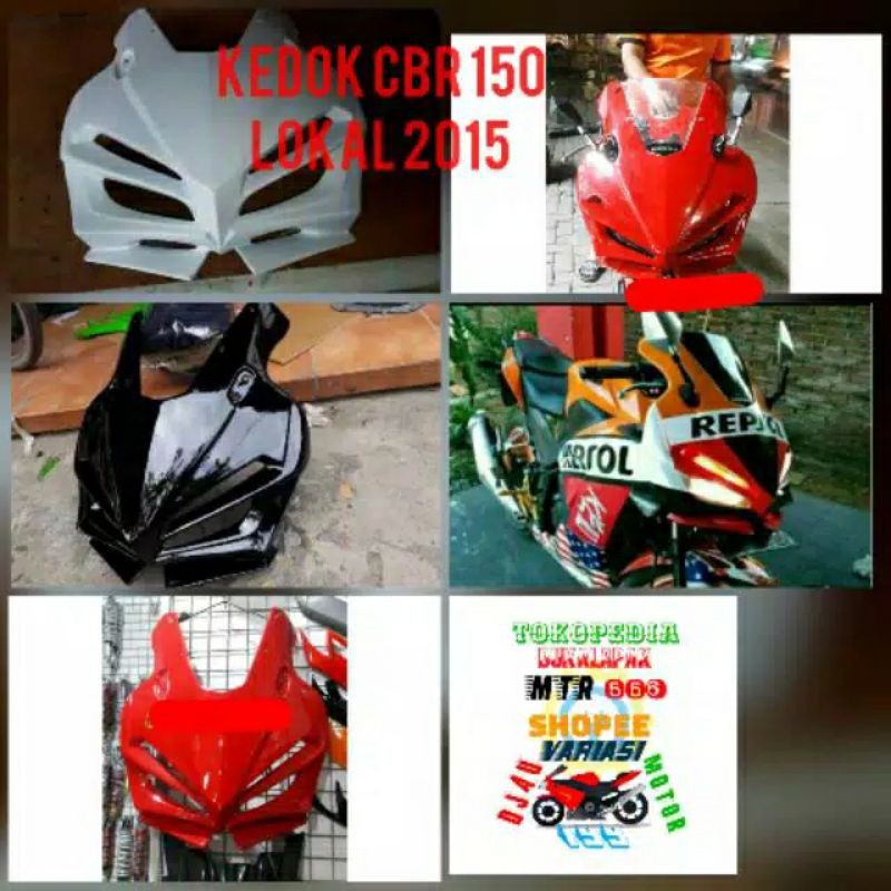 kedok cbr150k45a lokal,,tameng cbr 150 k45a 2015