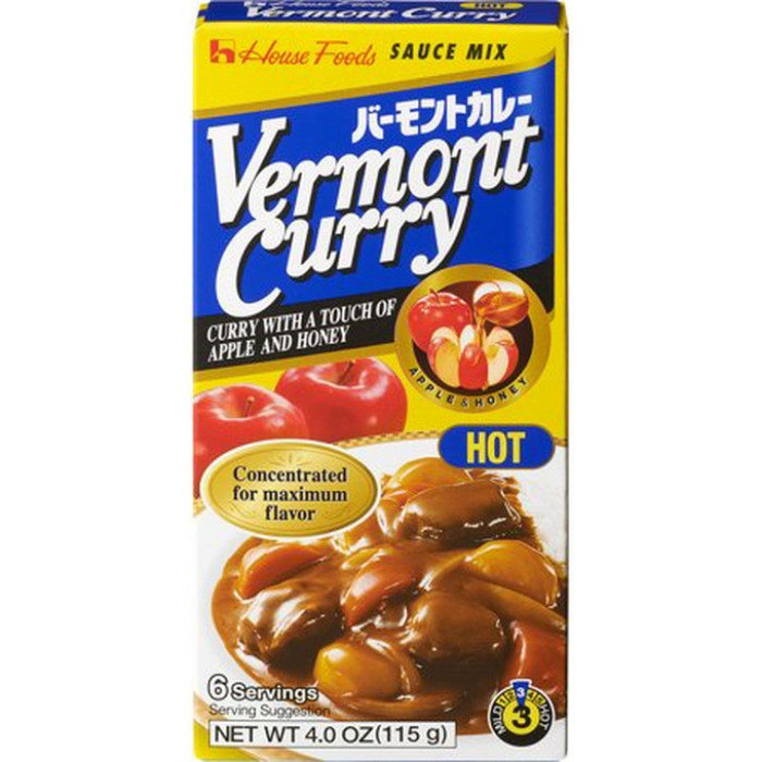 

Bumbu Kari Jepang House Vermont Curry Hot ( Karakuchi ) 115 Gr