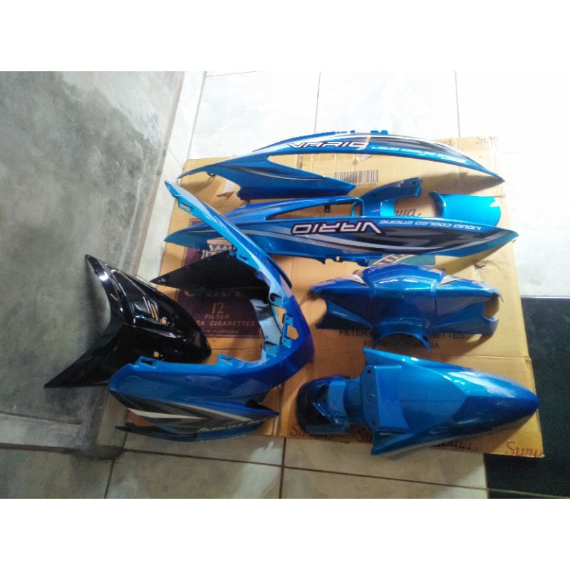 BODY FULL HALUS VARIO 110 KARBU BIRU