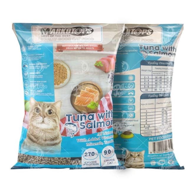 Markotops Dry Tuna Salmon 20KG Cat Food Makanan Kucing Dewasa Khusus gojek