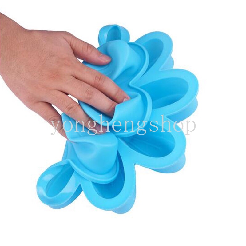 Cetakan Kue Bentuk Bunga Matahari 3D Bahan Silikon Untuk Dapur