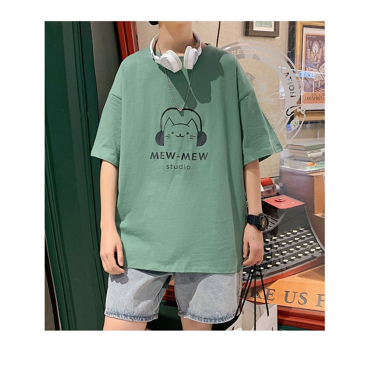 T-SHIRT FASHION PRINTING TERBARU 2022 EDITING MUSIC KATUN 100% IMPORTIR KASUAL STYLE KOREAN FOREIGNER OVERSIZE