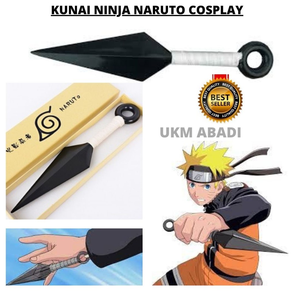 Mainan Ninja Kunai Naruto Cosplay Plastik 111124