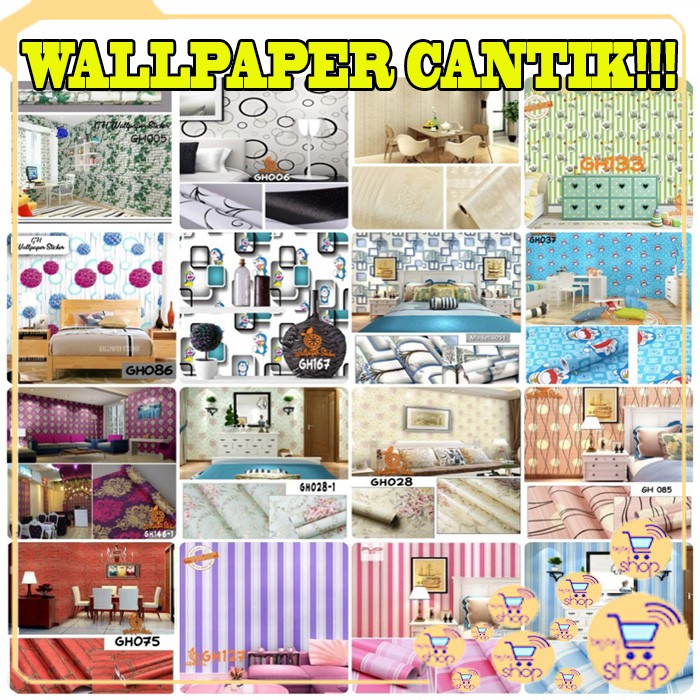 [COD] WALLPAPER DINDING 45 CM X 10 M / STICKER DINDING / WALLPAPER STICKER DINDING CANTIK