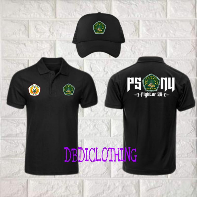 [BISA BAYAR DI TEMPAT]KAOS POLO PAKET TOPI PAGAR NUSA COWOK&CEWEK KODE,12