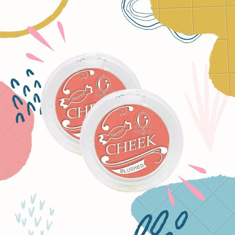 MADAME GIE MAKEUP BLUSH ON POWDER SWEET CHEEK BLUSHED [SWEETSPACE]