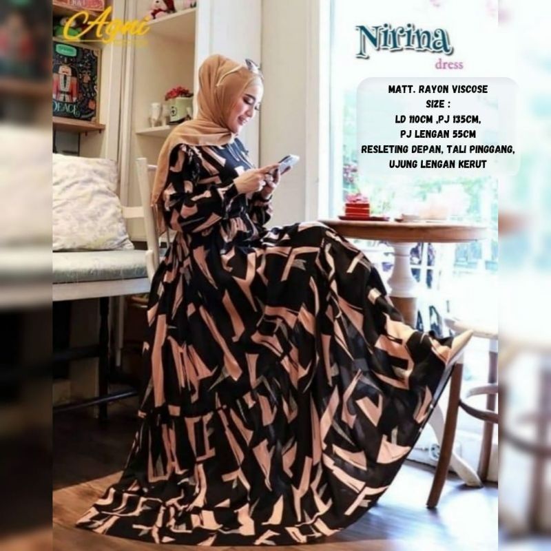 NIRINA MAXI DRESS RAYON