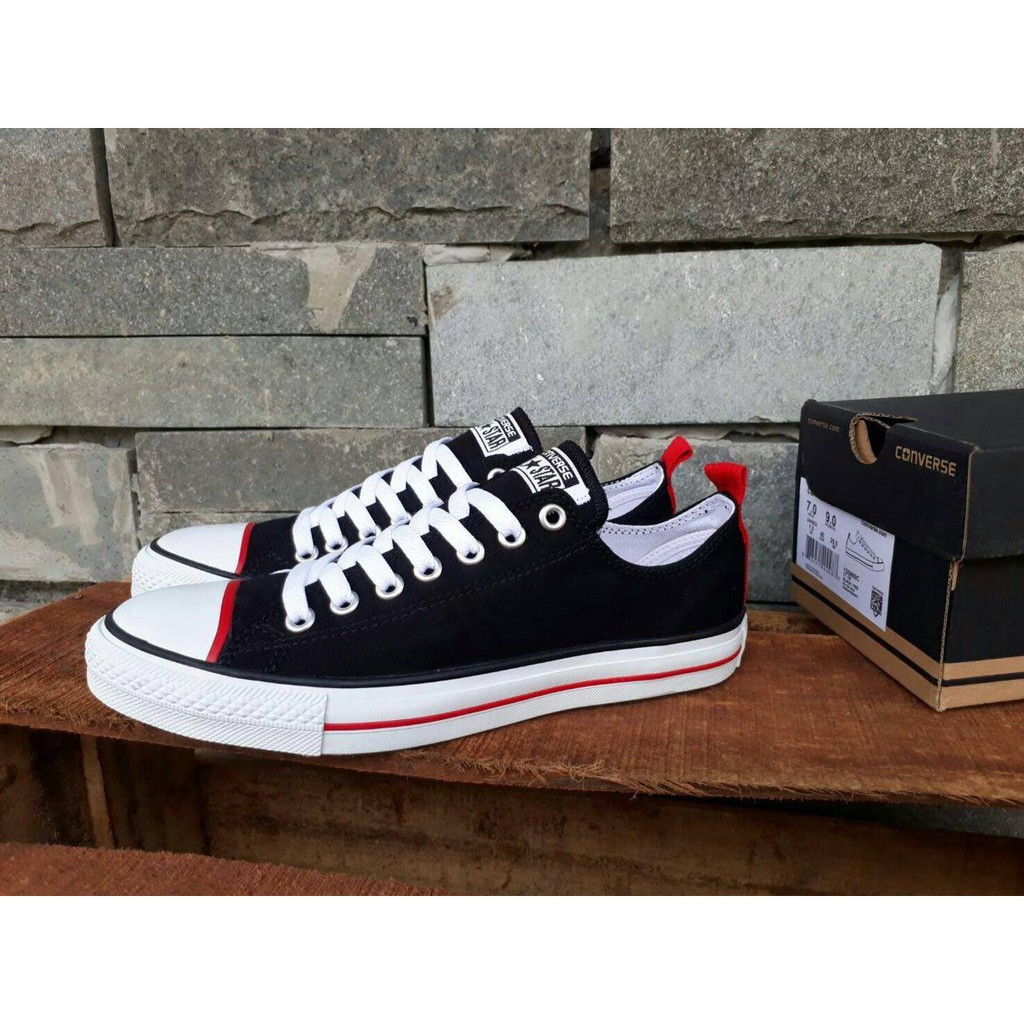 red and black converse all stars