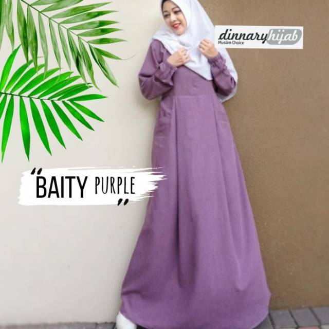 GAMIS BAITY DINNARY HIJAB II BAHAN SUPERNOVA