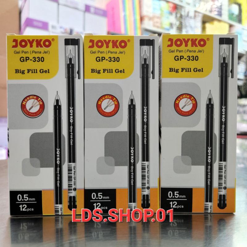 

Pen Gel Joyko GP-330 / Gel Pen Joyko GP330 Big Fill Gel (1 LSN = 12 PCS)
