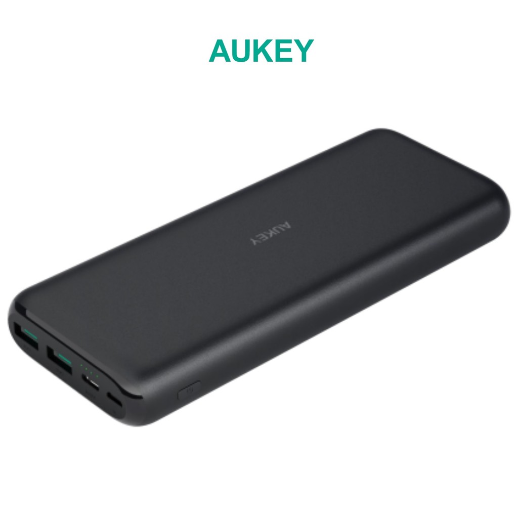 Aukey Powerbank PB-XN20 20000 mAh with USB C Fast Charging - 500361