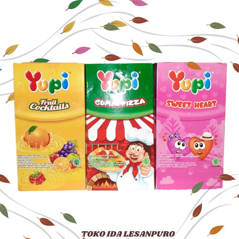 

Yupi Sweet Heart Gummi Pizza Fruit Cocktails | Toko Ida Lesanpuro