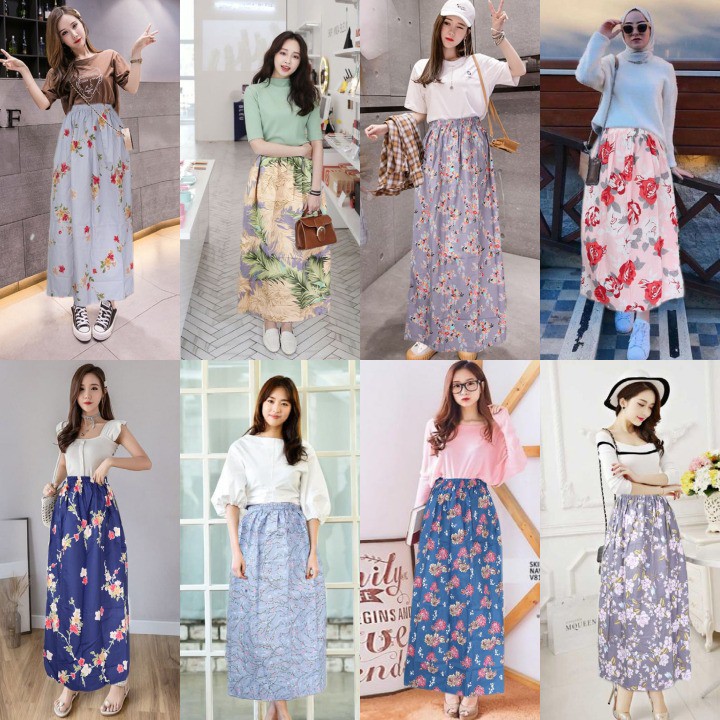 IZANY BUY 1 GET 1 FREE Rok Panjang Maxi Skirt