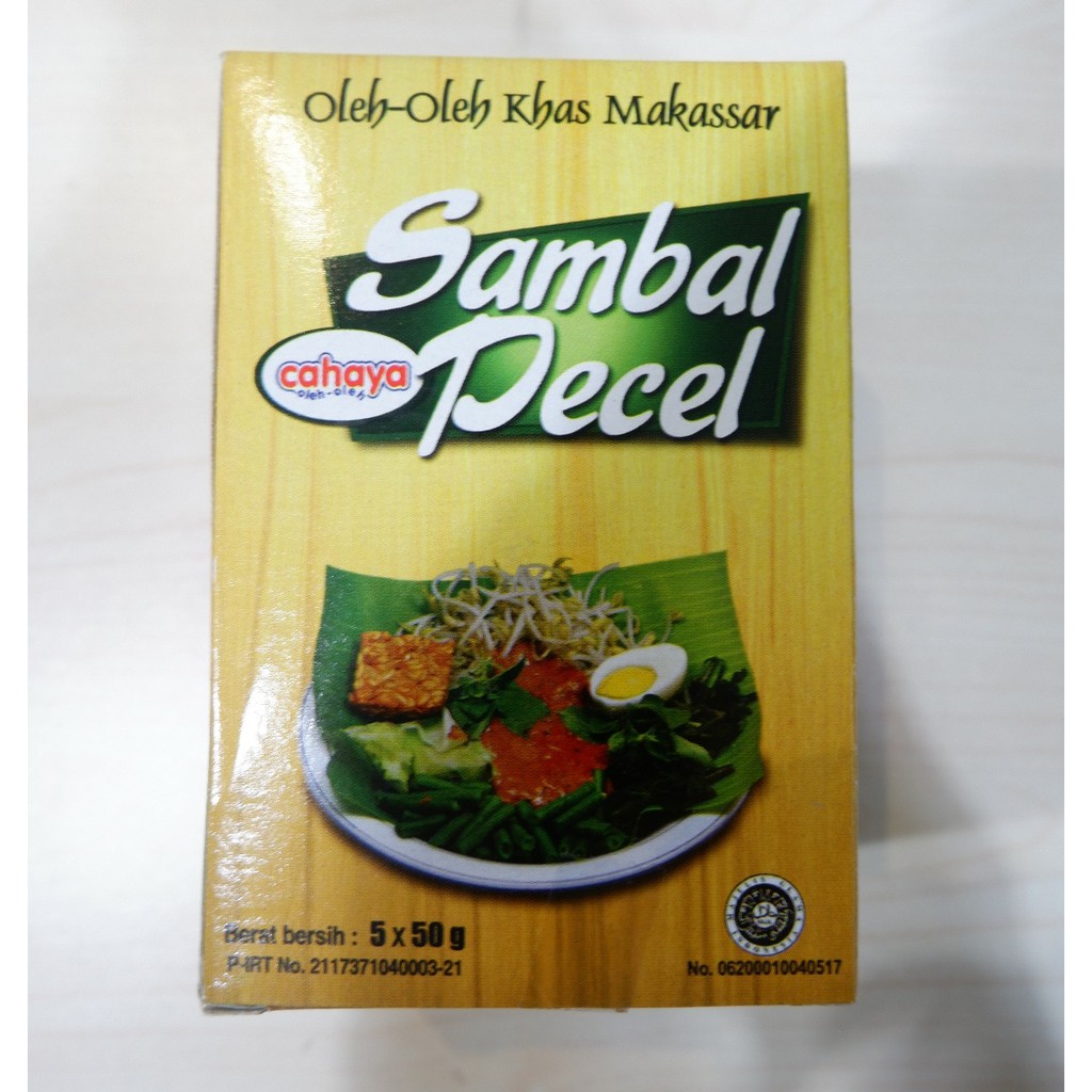 

Sambal Pecel Cahaya / Sambel Pecel / Bumbu Pecel Oleh Oleh Makassar Sulawesi Selatan 500gr (5 x 50gr)