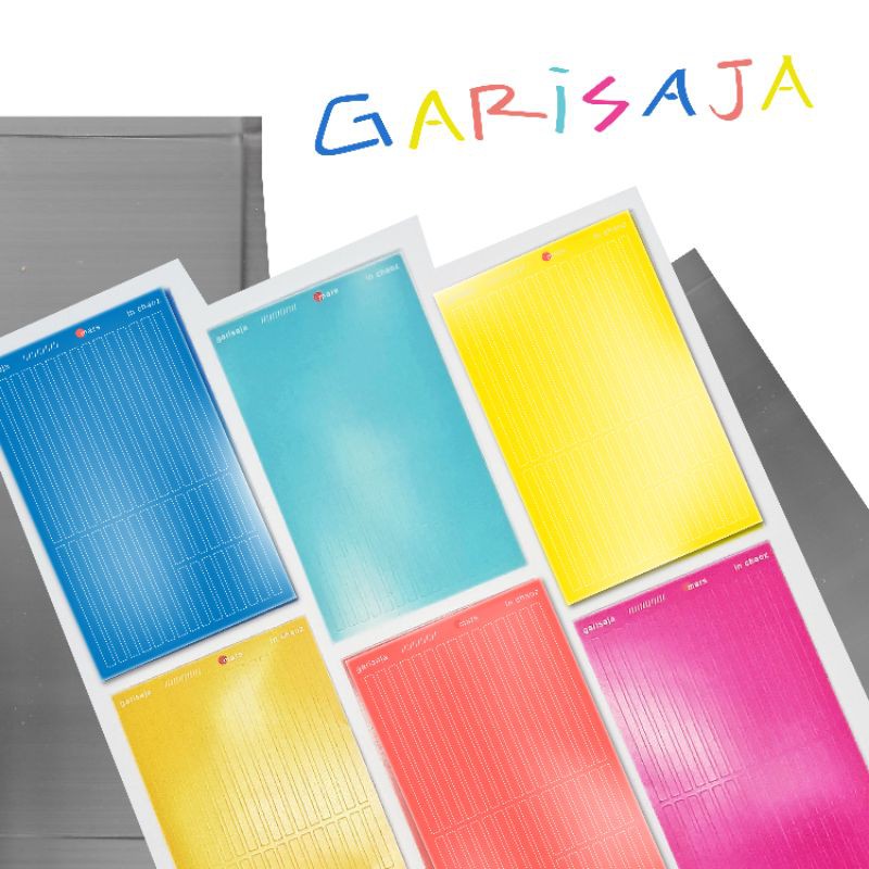 

GARISAJA — Line Simple Deco Journal Bujo Polco Sticker — marsinchaoz