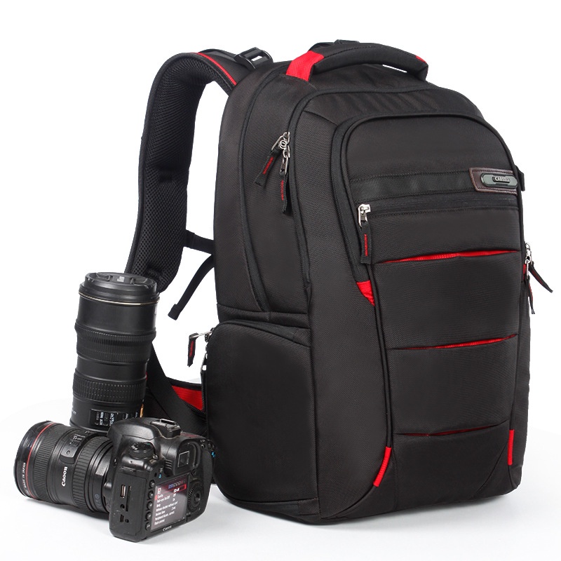 Carrel C3050 Profesional Anti-Theft Tas Kamera Tas Kamera DSLR Ransel Kapasitas Besar Ransel