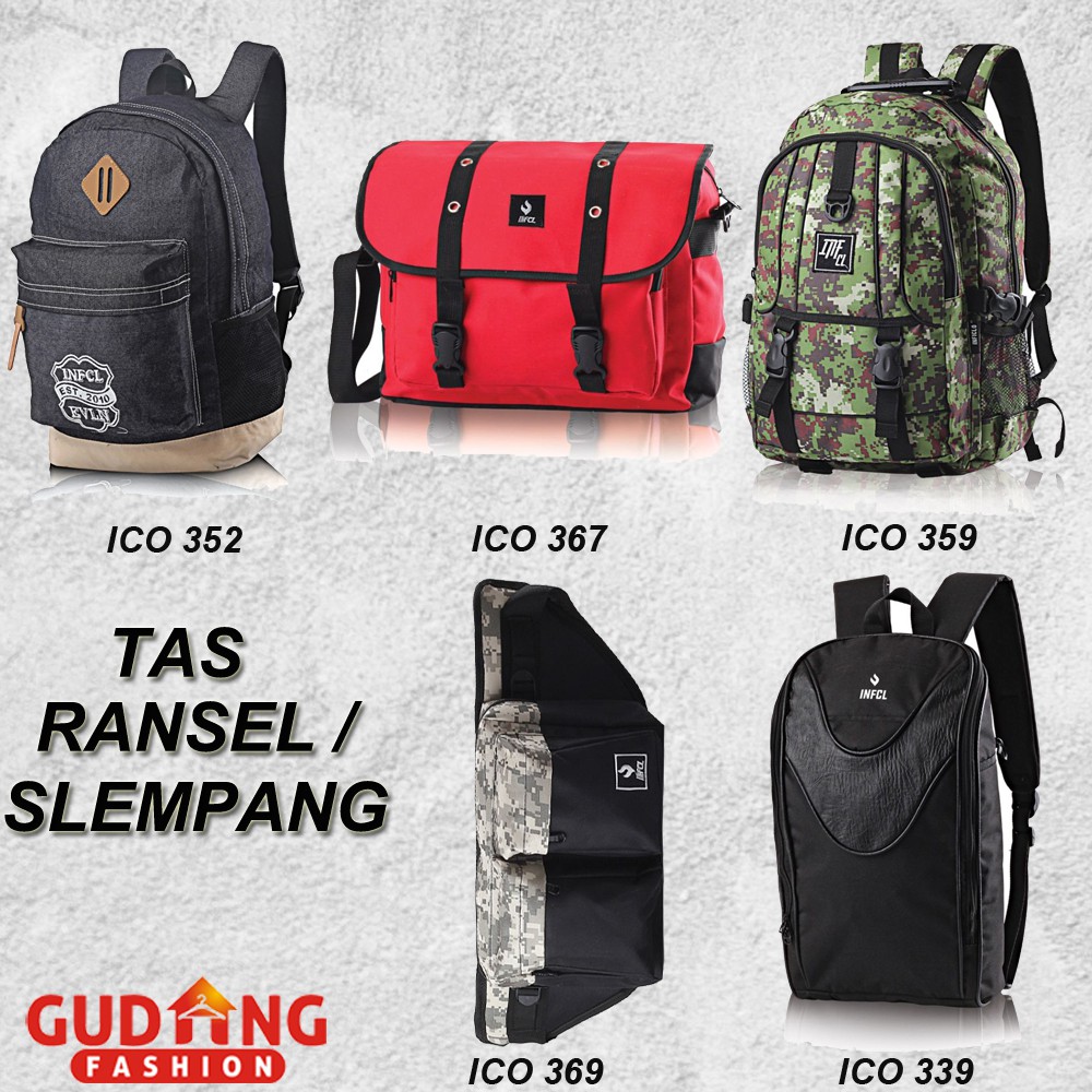 Tas Punggung Ransel Pria - ICO (COMB)