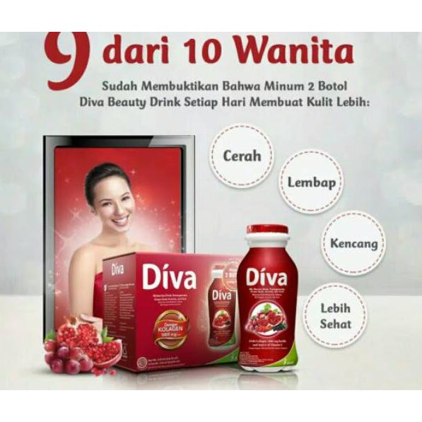 

★ Diva beauty drink 6x85ml (6pcs) Minuman Kolagen ★ Terbaru