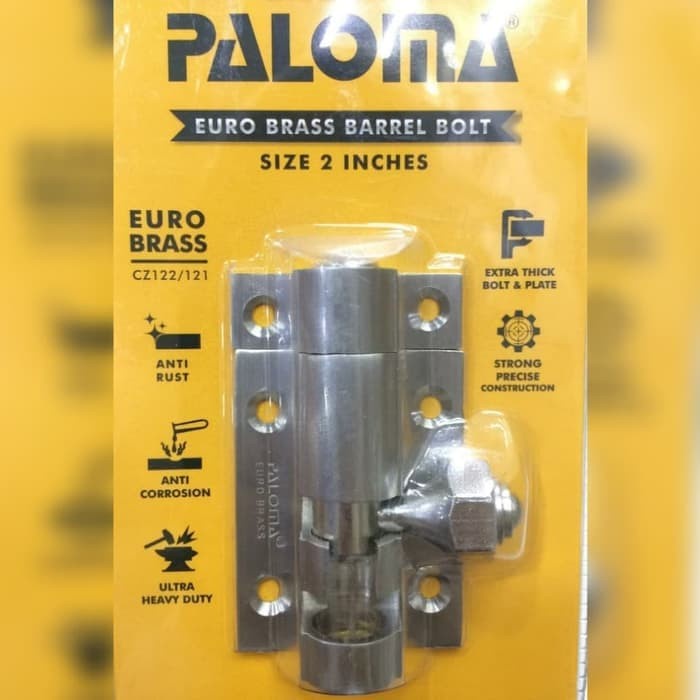 Barrel Bolt PALOMA BBP 608 PINAX 2&quot; | Grendel Slot Kunci