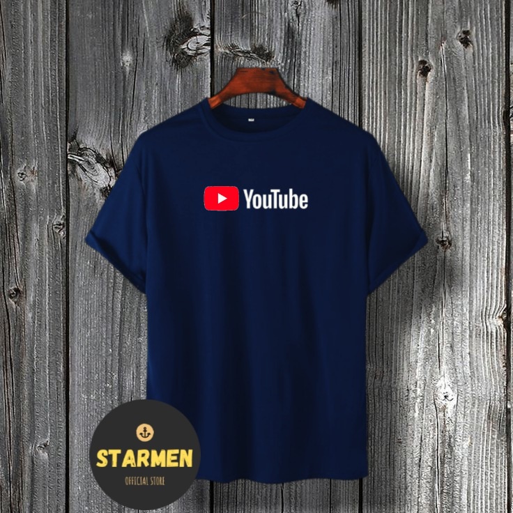 Kaos Distro Unisex YOUTUBE Katun Combed 30s/ sablon polyflex/polyflex premium / Pakaian Pria Wanita Atasan Cowok Cewek /kaos kekinian/ kaos viral/ tshirt tumbrl tee basic/ Kaos kata kata / kaus / kaus oblong oversize kaos murah best seller ready