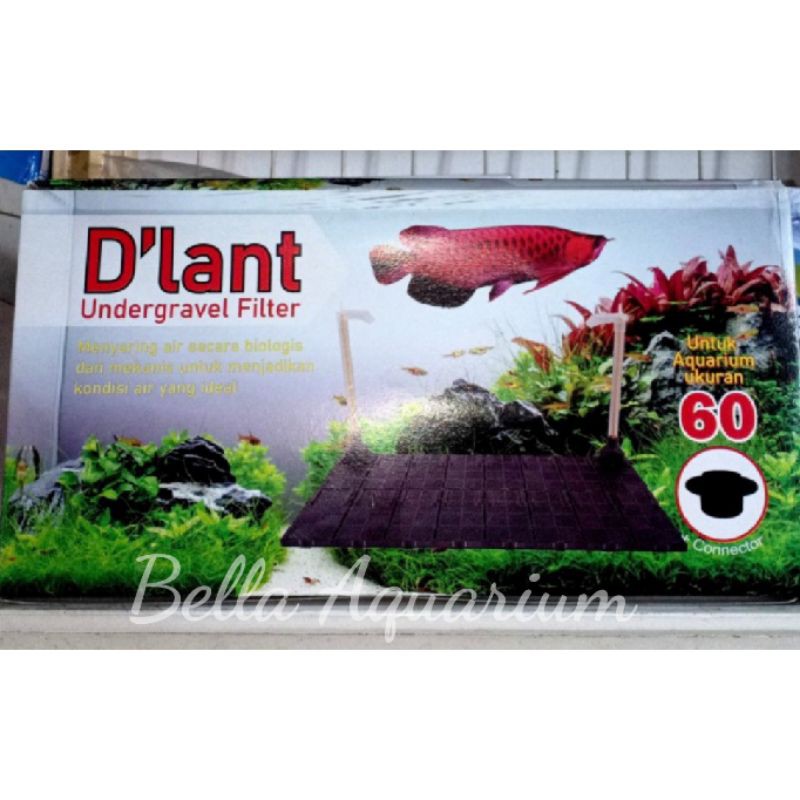 Undergravel Filter D'Lant + Connector Filter Bawah Aquarium Aquascape