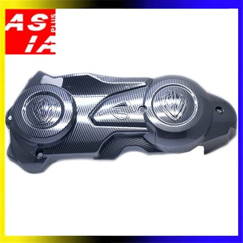 TUTUP CVT L5Q VARIASI RACING MOTOR YAMAHA AEROX 155 BLACK CARBON NEMO