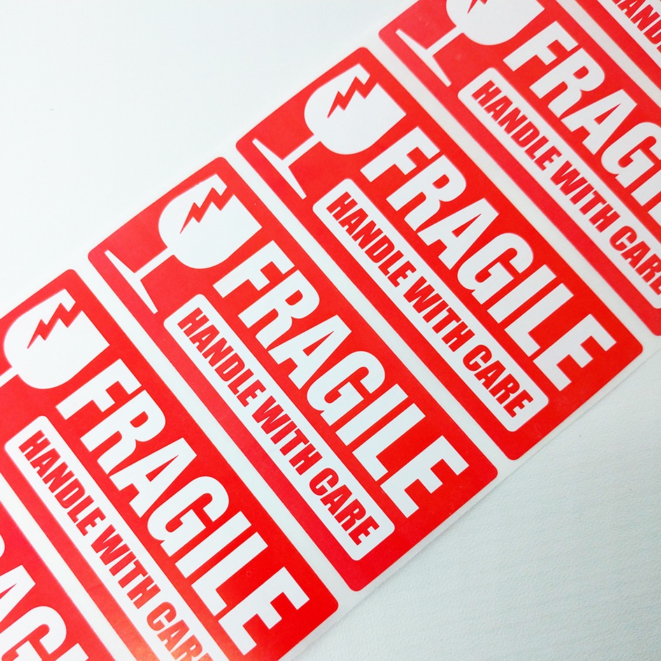 

HJK Stiker Fragile Awas Pecah 8,5 x 3,5 cm ( 1 roll / 500 pcs)