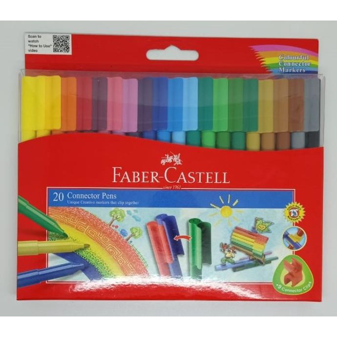 

Spidol Faber Castell Connector Pens 20