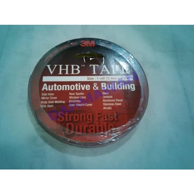 

♪ Double Tape 3M VHB 12mmX4,5m Original 3M Indonesia ♚