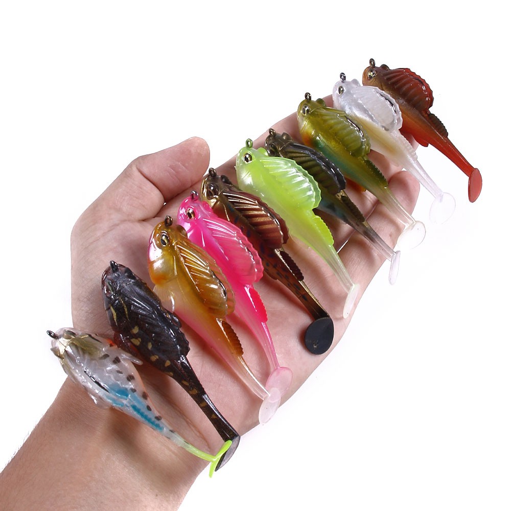 Hengjia 1pc Umpan Pancing Softlure Bentuk Ikan Kecil 7cm 14g