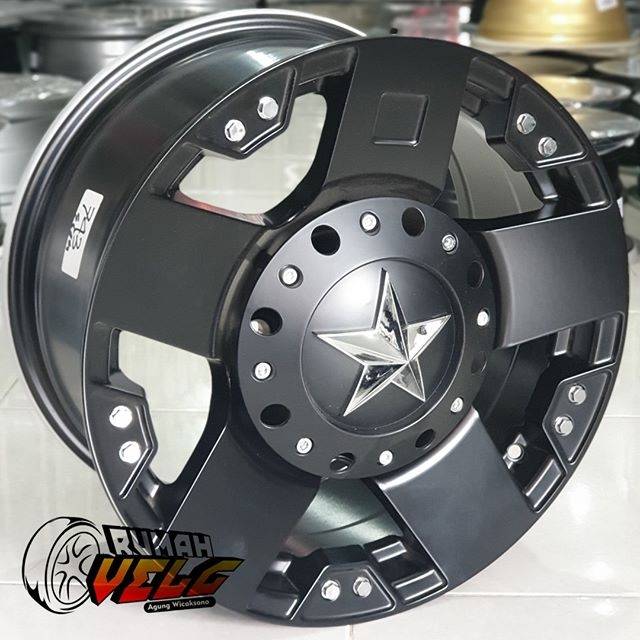 Velg Mobil R16X8 JFLUXURY ROCKSTAR II 5X114.3 RUMAH VELG Rush SX4 Terios Xpander