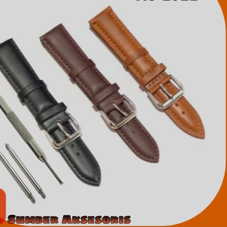 Kekinian Tali kulit Jam tangan AC Alexander Christie Strap Casio Pria Wanita AC-1011 1011 ME 팝