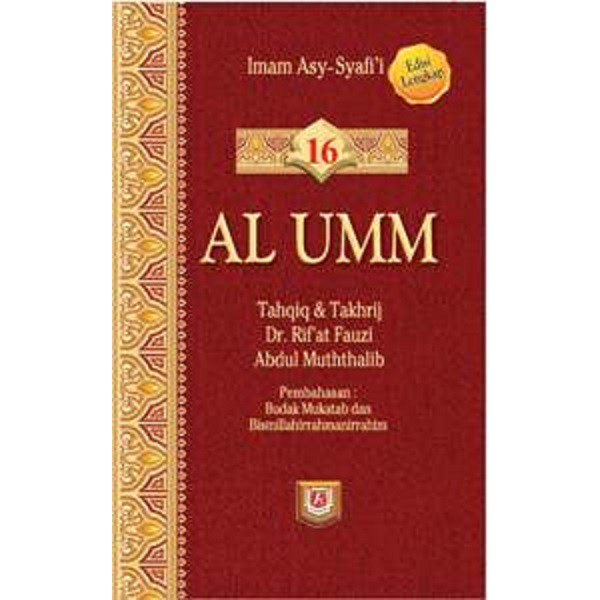 Jual Buku Al Umm Imam Asy Syafii Jilid 16 Shopee Indonesia