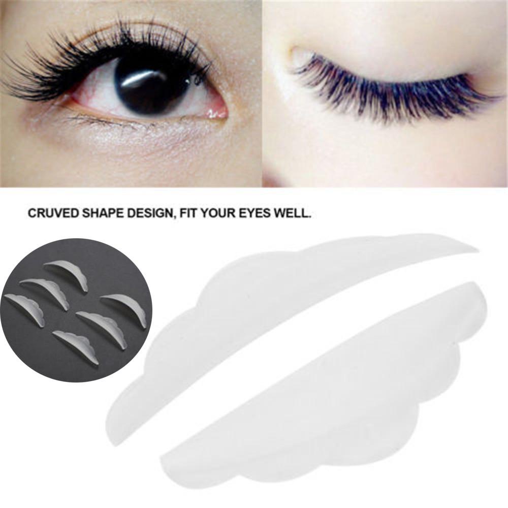 Solighter 3pasang Eyelashes Perm Hot Sale Silikon Tertanam Grafting Eyelashes