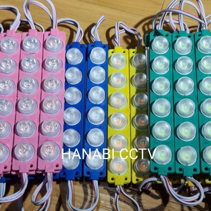 12 Volt Modul Lampu Led 6 Mata Jumbo Besar 12v 6w