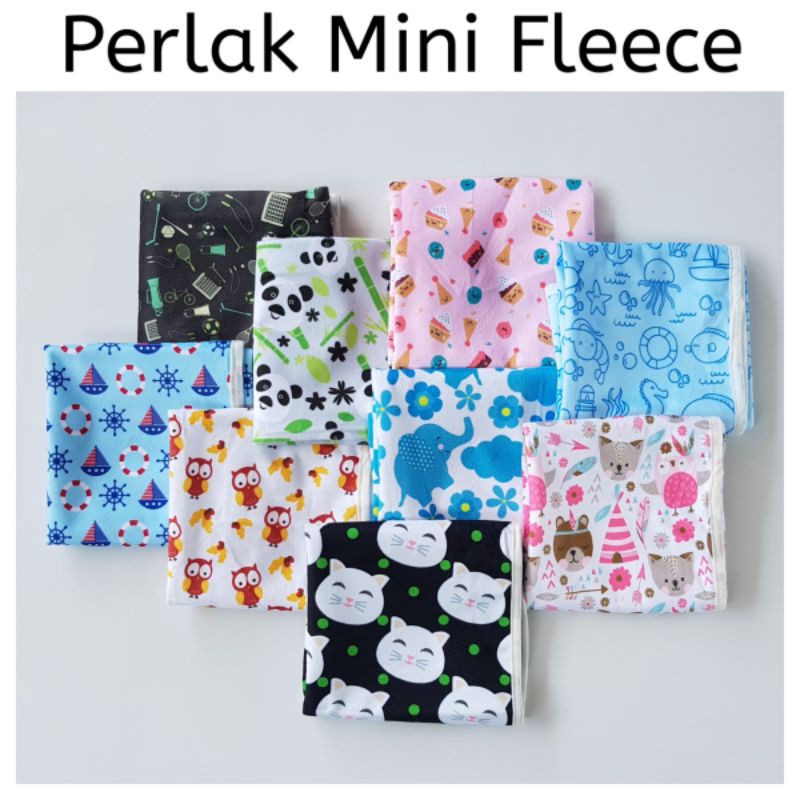 Perlak Bayi Mini Alas Ompol Baby Pangku Kecil Fleece Waterproof