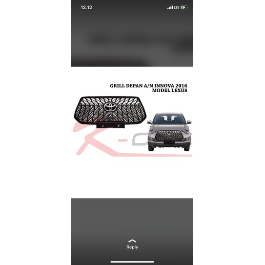 grill innova reborn 2016 model lexus