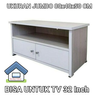 MEJA TV JUMBO UK 80X40X50 CM MINIMALIS MURAH Shopee 