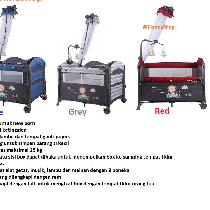 Terlaku Baby Box Tempat Tidur Bayi Pliko Next To Me B 8 Lr Shopee Indonesia