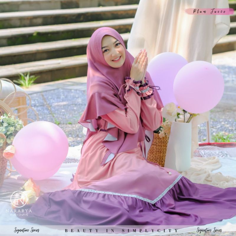 RAINBOW SERIES BY NG PREMIUM/ GAMIS SET KHIMAR BY NG PREMIUM